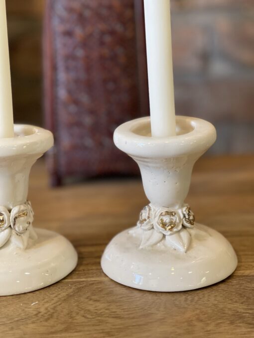 Par candelabros rococo - Imagen 3
