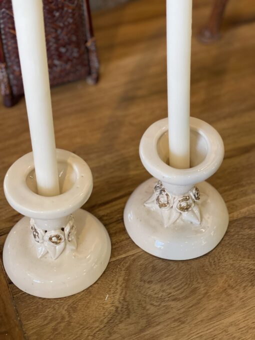 Par candelabros rococo - Imagen 2