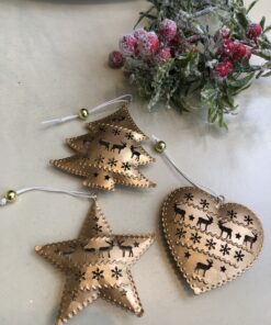 Set adornos navideños Renos