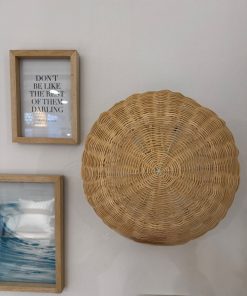 Aplique con pantalla rattan